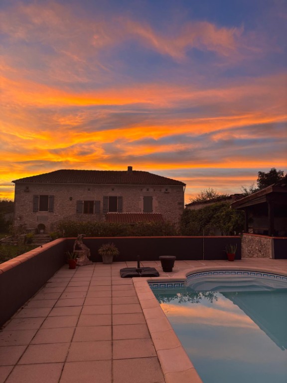Sunset - La Gaillardenque - Lot - France